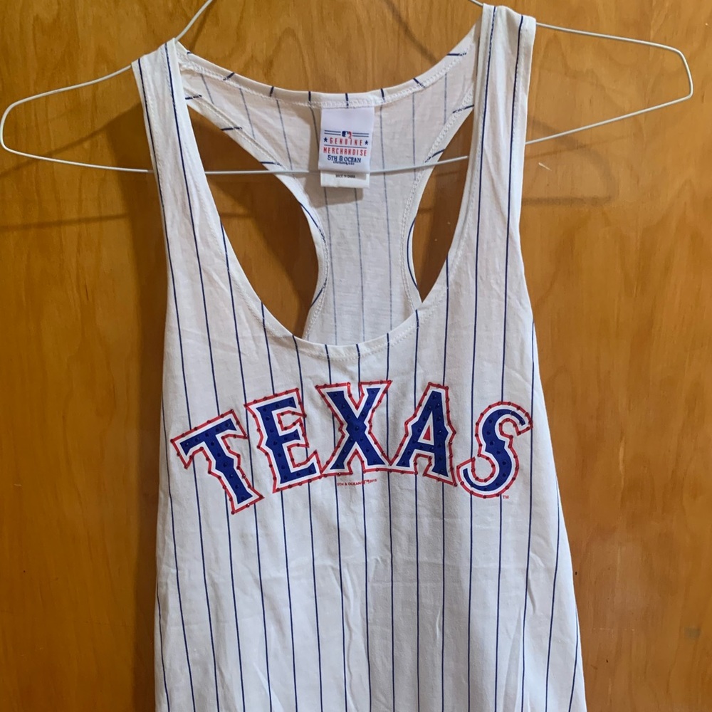 Texas Rangers tank top